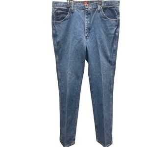 Wrangler Slim Fit Jeans Mens 38x36  Denim Medium Wash Western 36MWZ
